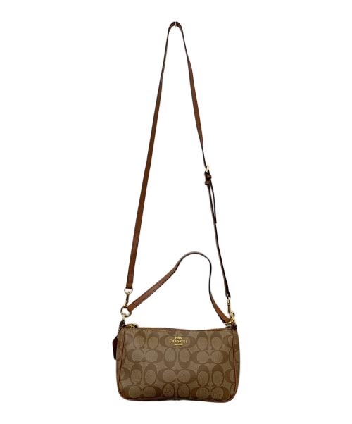 COACH（コーチ）COACH (コーチ) 2WAYバッグ ブラウンの古着・服飾アイテム