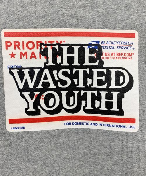 BlackEyePatch（ブラックアイパッチ）BlackEyePatch (ブラックアイパッチ) WASTED YOUTH (ウェイステッドユース) パーカー グレー サイズ:Mの古着・服飾アイテム