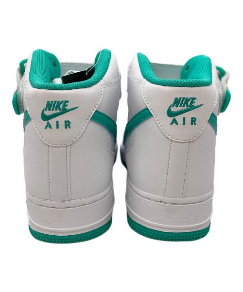 NIKE（ナイキ）NIKE (ナイキ) AIR FORCE1 MID ホワイト×グリーン サイズ:27.5の古着・服飾アイテム