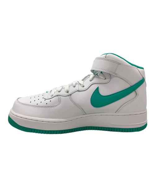 NIKE（ナイキ）NIKE (ナイキ) AIR FORCE1 MID ホワイト×グリーン サイズ:27.5の古着・服飾アイテム