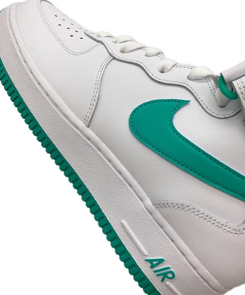 NIKE（ナイキ）NIKE (ナイキ) AIR FORCE1 MID ホワイト×グリーン サイズ:27.5の古着・服飾アイテム