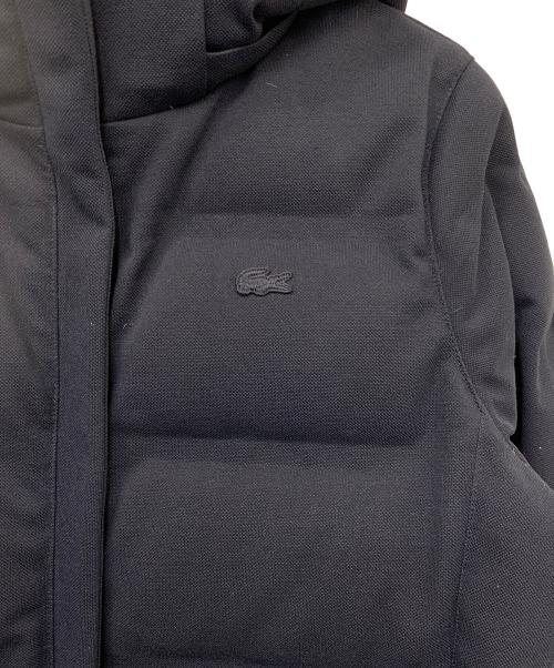 LACOSTE（ラコステ）LACOSTE (ラコステ) 鹿の子地ダウンコート ネイビー サイズ:36の古着・服飾アイテム