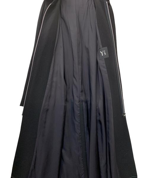 Y's（ワイズ）Y's (ワイズ) ウールギャバジンコート ブラック サイズ:表記なしの古着・服飾アイテム
