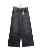 LEVI'Sリーバイス）の古着「94 BAGGY WIDE LEG Where's My Phone バギー ワイドストレート デニム」｜ブラック