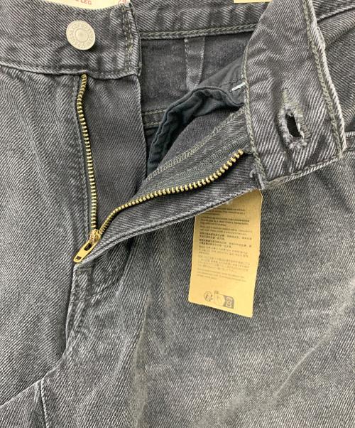 LEVI'S（リーバイス）LEVI'S (リーバイス) 94 BAGGY WIDE LEG Where's My Phone バギー ワイドストレート デニム ブラック サイズ:61cm(W24) 未使用品の古着・服飾アイテム