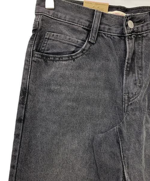 LEVI'S（リーバイス）LEVI'S (リーバイス) 94 BAGGY WIDE LEG Where's My Phone バギー ワイドストレート デニム ブラック サイズ:61cm(W24) 未使用品の古着・服飾アイテム