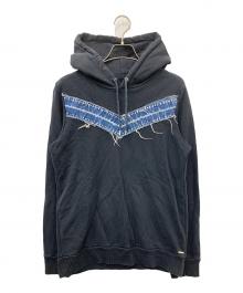 DIESEL（ディーゼル）の古着「プルオーバーパーカー」｜ブラック
