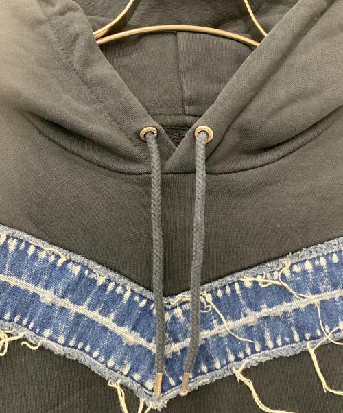 DIESEL（ディーゼル）DIESEL (ディーゼル) プルオーバーパーカー ブラック サイズ:Sの古着・服飾アイテム