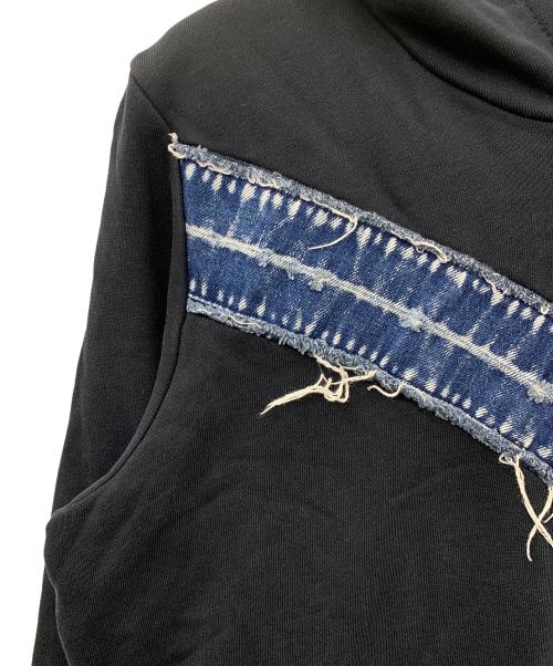 DIESEL（ディーゼル）DIESEL (ディーゼル) プルオーバーパーカー ブラック サイズ:Sの古着・服飾アイテム
