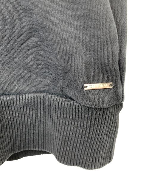 DIESEL（ディーゼル）DIESEL (ディーゼル) プルオーバーパーカー ブラック サイズ:Sの古着・服飾アイテム