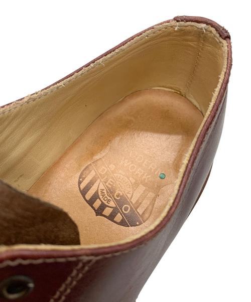 MODERN WORK DECO（モダンワーク デコ）MODERN WORK DECO (モダンワーク デコ) メダリオン キャップトゥ レザーシューズ ブラウン サイズ:6の古着・服飾アイテム