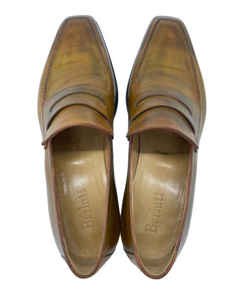Berluti（ベルルッティ）Berluti (ベルルッティ) スクウエトゥローファー ブラウン サイズ:10　1/2の古着・服飾アイテム