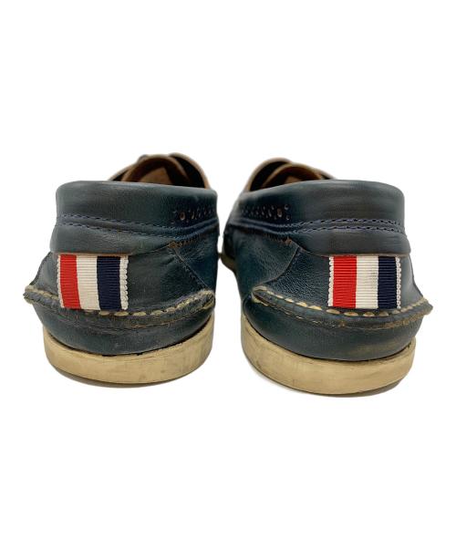 Thom Browne（トムブラウン）Thom Browne (トムブラウン) デッキシューズ ネイビー サイズ:UK 9の古着・服飾アイテム