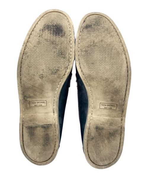 Thom Browne（トムブラウン）Thom Browne (トムブラウン) デッキシューズ ネイビー サイズ:UK 9の古着・服飾アイテム