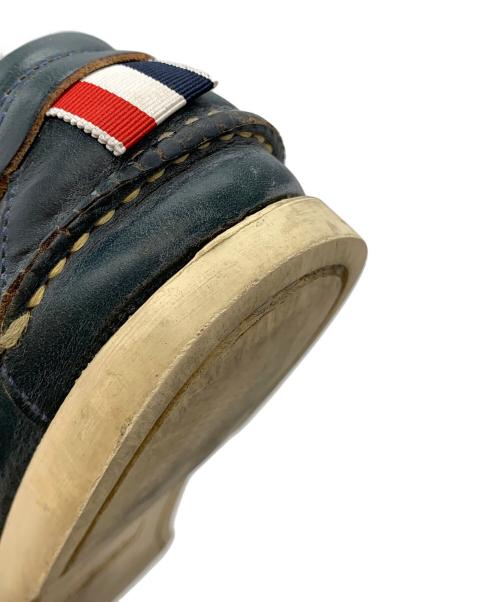 Thom Browne（トムブラウン）Thom Browne (トムブラウン) デッキシューズ ネイビー サイズ:UK 9の古着・服飾アイテム