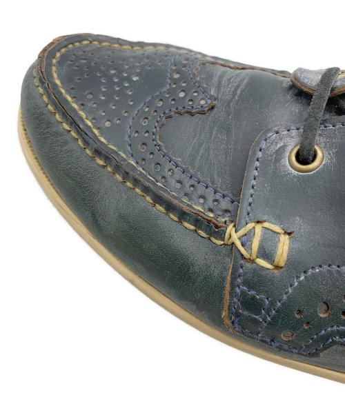 Thom Browne（トムブラウン）Thom Browne (トムブラウン) デッキシューズ ネイビー サイズ:UK 9の古着・服飾アイテム