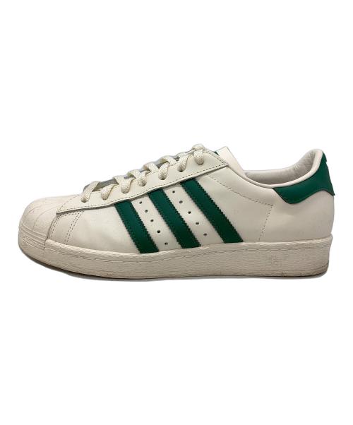 adidas（アディダス）adidas (アディダス) SUPERSTAR82 ホワイト×グリーン サイズ:29の古着・服飾アイテム