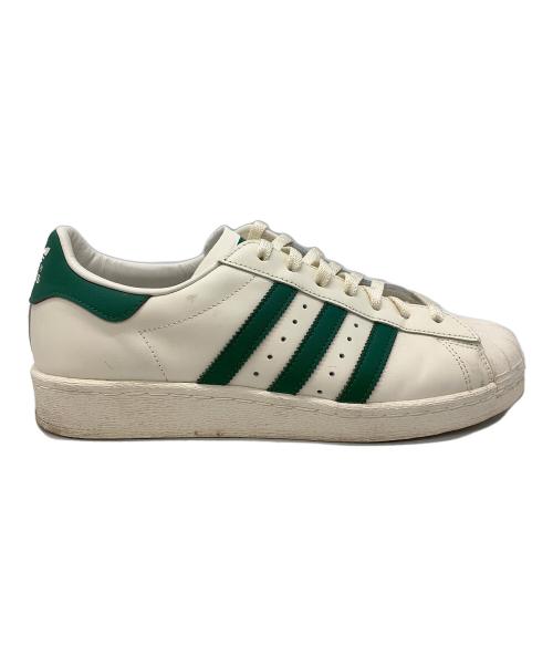 adidas（アディダス）adidas (アディダス) SUPERSTAR82 ホワイト×グリーン サイズ:29の古着・服飾アイテム