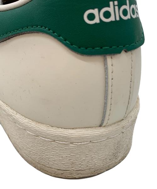 adidas（アディダス）adidas (アディダス) SUPERSTAR82 ホワイト×グリーン サイズ:29の古着・服飾アイテム