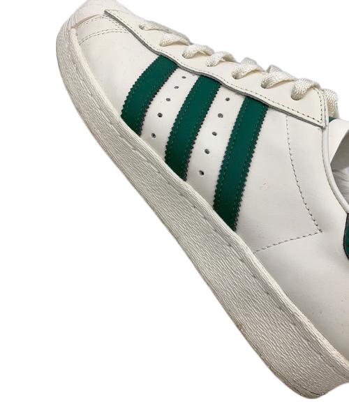 adidas（アディダス）adidas (アディダス) SUPERSTAR82 ホワイト×グリーン サイズ:29の古着・服飾アイテム