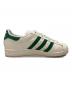 中古・古着 adidas (アディダス) SUPERSTAR82 ホワイト×グリーン サイズ:29：6000円