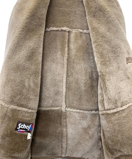 Schott（ショット）Schott (ショット) ムートンコート ブラウン サイズ:42の古着・服飾アイテム