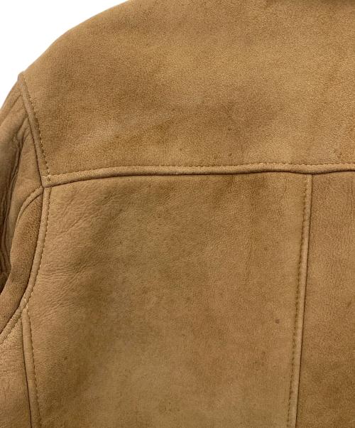 Schott（ショット）Schott (ショット) ムートンコート ブラウン サイズ:42の古着・服飾アイテム