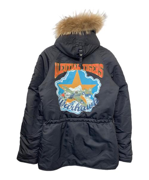 AVIREX（アヴィレックス）AVIREX (アヴィレックス) N-3B コマーシャルフライトジャケット ブラック サイズ:Lの古着・服飾アイテム