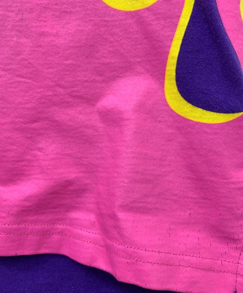 GALFY（ガルフィー）GALFY (ガルフィー) 半袖カットソー ピンク×パープル サイズ:Lの古着・服飾アイテム