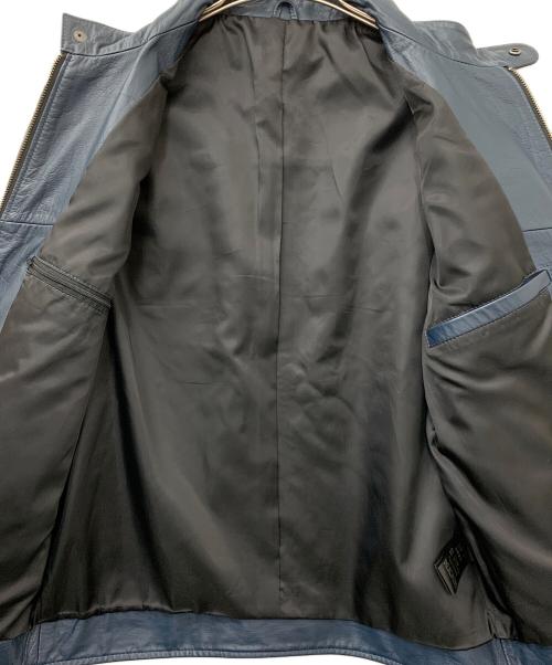 SCHAFFEN（シャッフェン）SCHAFFEN (シャッフェン) レザージャケット ネイビー サイズ:1の古着・服飾アイテム
