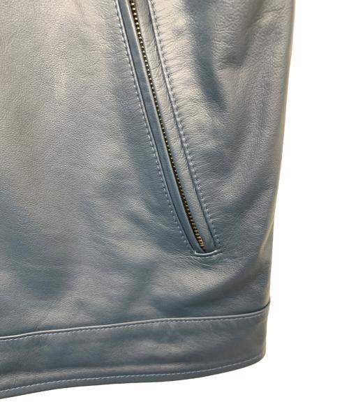 SCHAFFEN（シャッフェン）SCHAFFEN (シャッフェン) レザージャケット ネイビー サイズ:1の古着・服飾アイテム