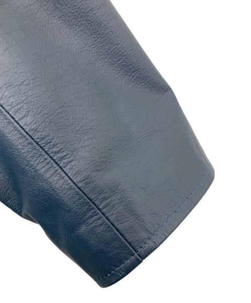 SCHAFFEN（シャッフェン）SCHAFFEN (シャッフェン) レザージャケット ネイビー サイズ:1の古着・服飾アイテム