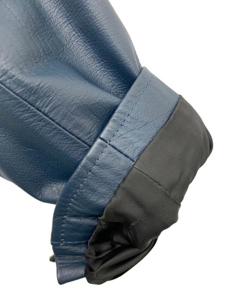 SCHAFFEN（シャッフェン）SCHAFFEN (シャッフェン) レザージャケット ネイビー サイズ:1の古着・服飾アイテム