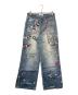 DND4DES（ディーエヌディーフォーデス）の古着「Y2K Cartoon Pendants Print Pants」｜ブルー