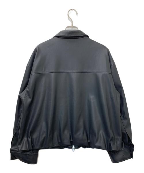 CITEN（シテン）CITEN (シテン) レザーライクジャケット ブラック サイズ:Mの古着・服飾アイテム