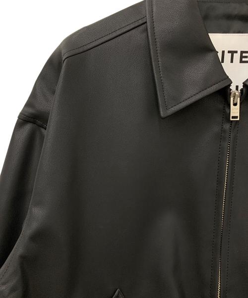 CITEN（シテン）CITEN (シテン) レザーライクジャケット ブラック サイズ:Mの古着・服飾アイテム