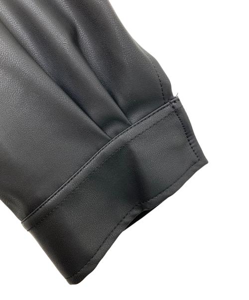 CITEN（シテン）CITEN (シテン) レザーライクジャケット ブラック サイズ:Mの古着・服飾アイテム