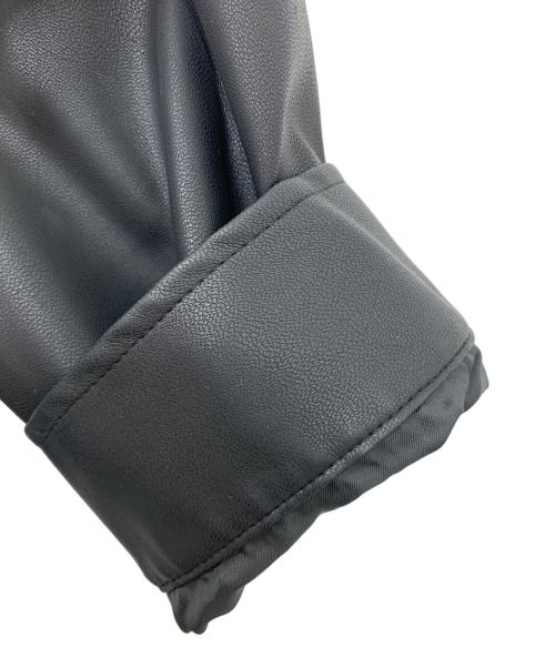 CITEN（シテン）CITEN (シテン) レザーライクジャケット ブラック サイズ:Mの古着・服飾アイテム