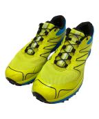 SALOMONサロモン）の古着「ランニングシューズ SENSE PRO」｜イエロー