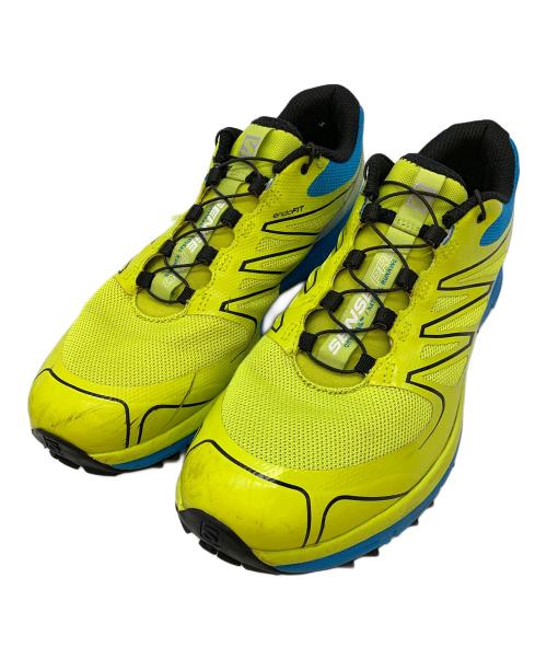 SALOMON（サロモン）SALOMON (サロモン) ランニングシューズ SENSE PRO イエロー サイズ:27.5の古着・服飾アイテム