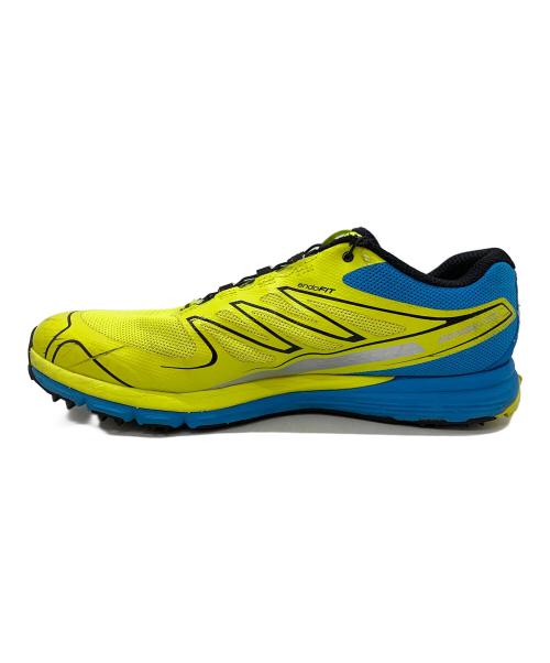 SALOMON（サロモン）SALOMON (サロモン) ランニングシューズ SENSE PRO イエロー サイズ:27.5の古着・服飾アイテム