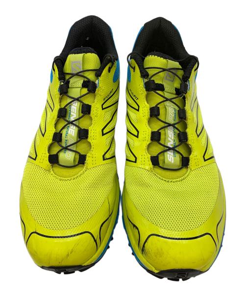 SALOMON（サロモン）SALOMON (サロモン) ランニングシューズ SENSE PRO イエロー サイズ:27.5の古着・服飾アイテム