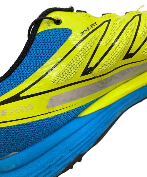 SALOMON（サロモン）SALOMON (サロモン) ランニングシューズ SENSE PRO イエロー サイズ:27.5の古着・服飾アイテム