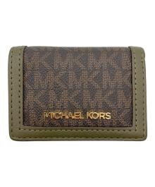 MICHAEL KORS（マイケルコース）の古着「コンパクトウォレット」｜ブラウン×カーキ