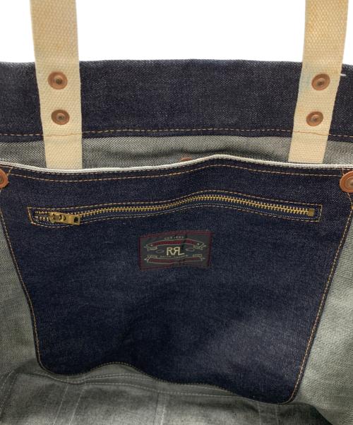 RRL（ダブルアールエル）RRL (ダブルアールエル) デニムトートバッグ インディゴの古着・服飾アイテム