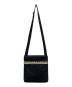 A.P.C. (アーペーセー) テープロゴサコッシュ ブラック：7000円