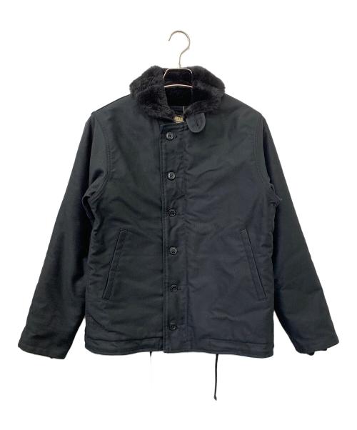 knackered（ナッカード）KNACKERED (ナッカード) N-1デッキジャケット ブラック サイズ:38R 未使用品の古着・服飾アイテム