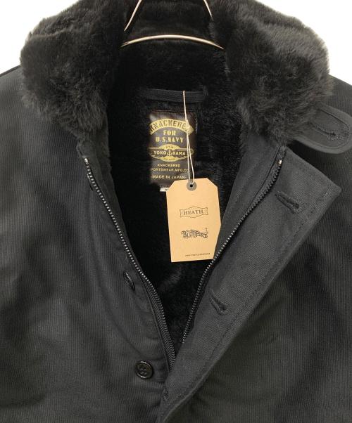 knackered（ナッカード）KNACKERED (ナッカード) N-1デッキジャケット ブラック サイズ:38R 未使用品の古着・服飾アイテム