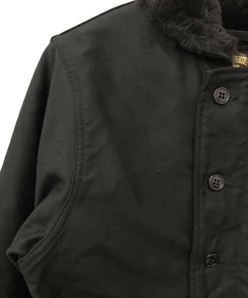 knackered（ナッカード）KNACKERED (ナッカード) N-1デッキジャケット ブラック サイズ:38R 未使用品の古着・服飾アイテム