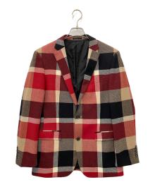 BLACK LABEL CRESTBRIDGE（ブラックレーベル クレストブリッジ）の古着「テーラードジャケット」｜レッド×ブラック